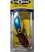 Storm H-133 ORIGINAL  HOT-N-TOT 2" 3/16 OZ MET .BLUE SCALE/RED LIP