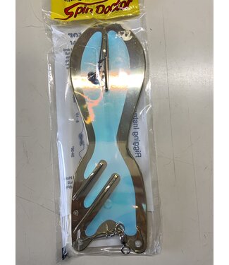 DREAMWEAVER LURE COMPANY DREAMWEAVER SPIN DOCTOR FLASHER 10" GOLD WBUV (SD70924L-10)