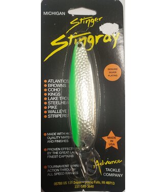 Gibbs-Delta Tackle MICHIGAN STINGER - STINGRAY - LIME EDGE (NRSH52)