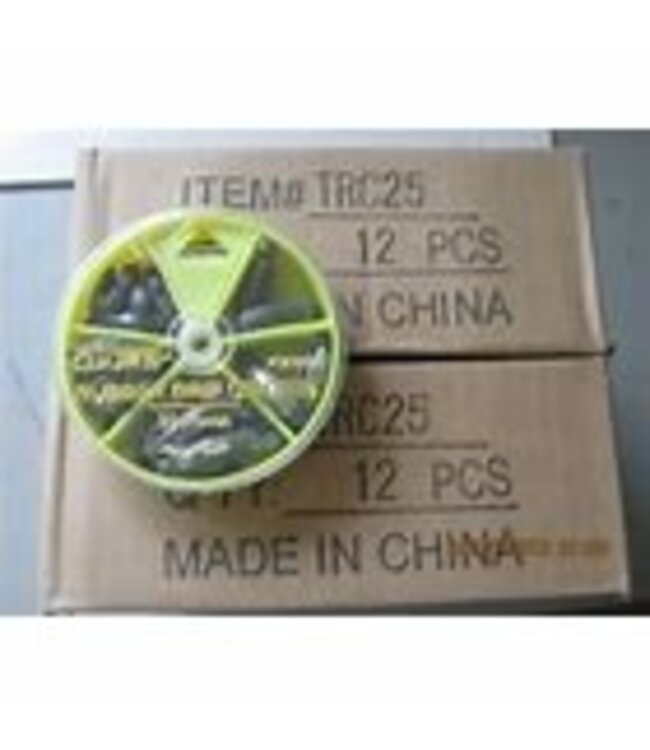 Eagle Claw EAGLE CLAW STEEL RUBBER CORE SINKER DIAL PACK