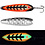 Moonshine Lures MOONSHINE LURES TROLLING SPOON RV MAGNUM Orange Hulk