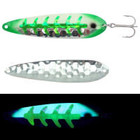 Moonshine Lures Moonshine Half Moon Magnum Green Shorts Silver