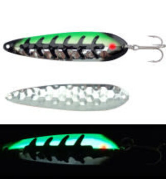Moonshine Lures Moonshine Lures Standard 4 Inch Half Moon Silver Hulk