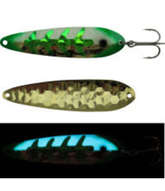 Moonshine Lures MOONSHINE LURES STANDARD 4 INCH HALF MOON GOLD GREEN SHORTS (HSG-GSG-G)