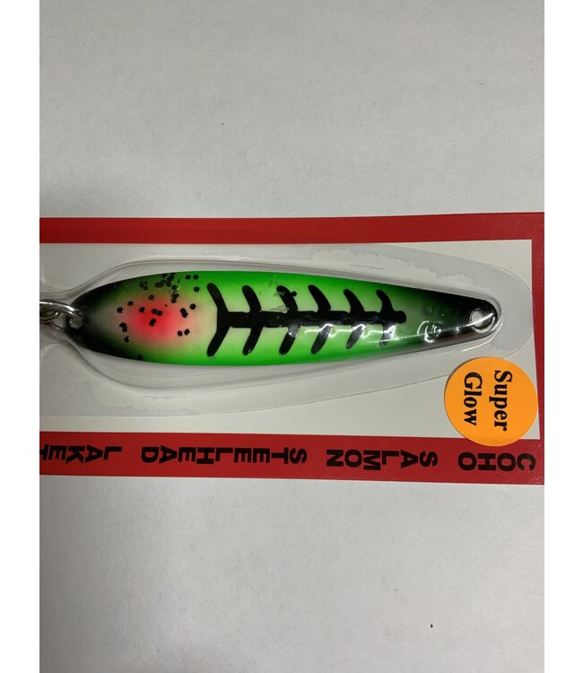 DREAMWEAVER LURE COMPANY (SS1963) DREAMWEAVER SUPER SLIM SPOON SG GREEN HULK