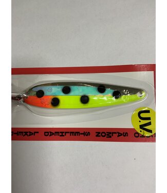 DREAMWEAVER LURE COMPANY (SS1436) DREAMWEAVER SUPER SLIM SPOON UV SPOT STARBURST