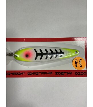 DREAMWEAVER LURE COMPANY (SS1954) DREAMWEAVER SUPER SLIM SPOON SUPER GLOW YELLOW JEANS
