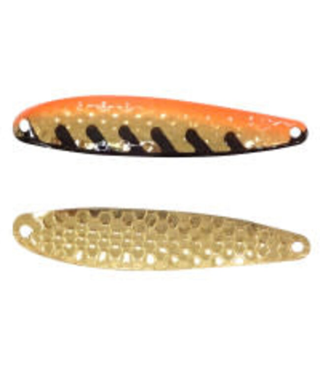 DREAMWEAVER LURE COMPANY (SS2670H) DREAMWEAVER SUPER SLIM SPOON HOLOGRAPHIC GREASY CHICKEN (GOLD)
