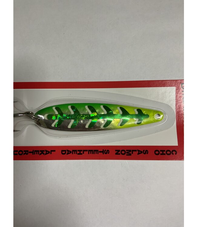DREAMWEAVER LURE COMPANY SUPER SLIM SPOON  SS1636 GLOW CORN