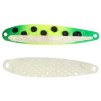 DREAMWEAVER LURE COMPANY DREAMWEAVER SUPER SLIM SPOON GLOW FROG WHITE BELLY (SS0503)