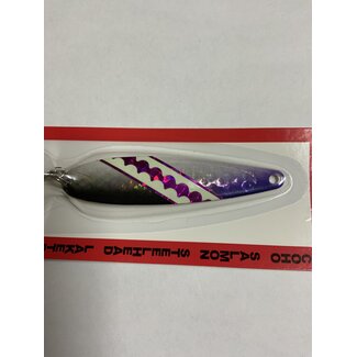 DREAMWEAVER LURE COMPANY (SS1807H) DREAMWEAVER SUPER SLIM SPOON PURPLE DIEHARD (HOLOGRAPHIC)