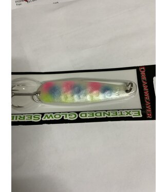 DREAMWEAVER LURE COMPANY DREAMWEAVER EXTENDED GLOW SERIES SPOON SG SUPERBREAD (DW1937)
