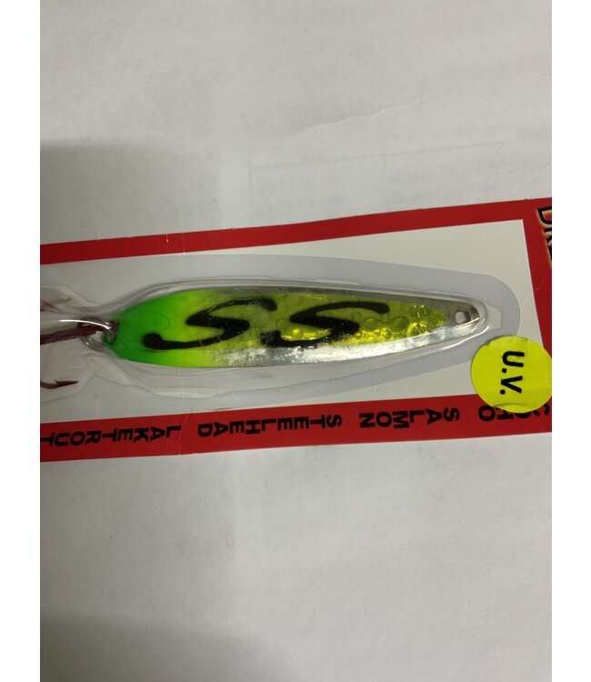 DREAMWEAVER LURE COMPANY Super Slim SS1431 UV Green/Yellow Signature Series