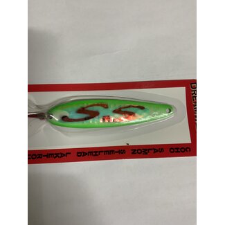 DREAMWEAVER LURE COMPANY (SS1931DUV) DREAMWEAVER SUPER SLIM SPOON SUPER GLOW DA SHIZZNIT DOUBLE UV
