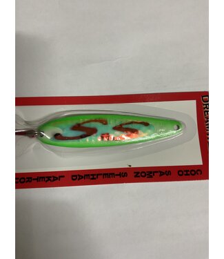 DREAMWEAVER LURE COMPANY (SS1931DUV) DREAMWEAVER SUPER SLIM SPOON SUPER GLOW DA SHIZZNIT DOUBLE UV