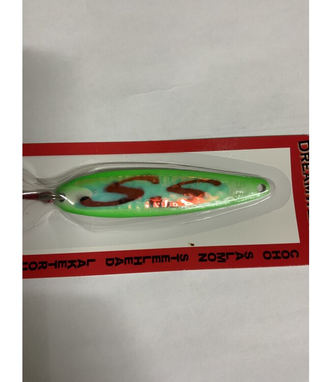 DREAMWEAVER LURE COMPANY (SS1931DUV) DREAMWEAVER SUPER SLIM SPOON SUPER GLOW DA SHIZZNIT DOUBLE UV