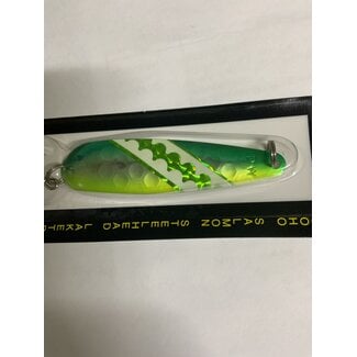 DREAMWEAVER LURE COMPANY DREAMWEAVER TROLLNG SPOON GRN DOLPHIN GLOW 3.75