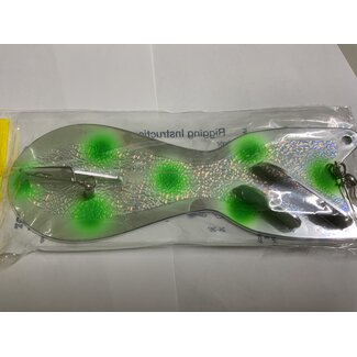 DREAMWEAVER LURE COMPANY DREAMWEAVER SPIN DOCTOR FLASHER 10" CHROME CAPTAIN VALIUM (SD70957L-10)