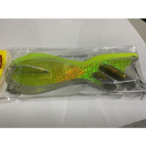 DREAMWEAVER LURE COMPANY (SD70918L-10) SPIN DOCTOR FLASHER 10" UV YELLOW SPARKLER
