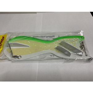 DREAMWEAVER LURE COMPANY (SD70050L-10) SPIN DOCTOR FLASHER 10" WHITE HAMMER TIME