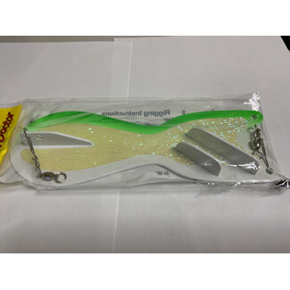 DREAMWEAVER LURE COMPANY DREAMWEAVER SPIN DOCTOR FLASHER 10" WHITE HAMMER TIME (SD70050L-10)