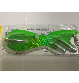 DREAMWEAVER LURE COMPANY (SD70917-8) SPIN DOCTOR FLASHER 8" UV GREEN SPARKLE