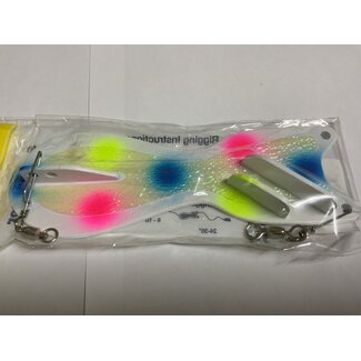 DREAMWEAVER LURE COMPANY DREAMWEAVER SPIN DOCTOR FLASHER 8" WHITE CRUSH WONDERBREAD (SD70039-8)