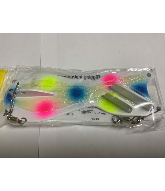 (SD70039-8) DREAMWEAVER SPIN DOCTOR FLASHER 8" WHITE CRUSH WONDERBREAD