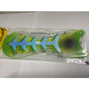 DREAMWEAVER LURE COMPANY (SD70120-8) SPIN DOCTOR  FLASHER 8" UV GREEN YELLOW
