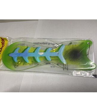 DREAMWEAVER LURE COMPANY DREAMWEAVER SPIN DOCTOR FLASHER 8" UV GREEN YELLOW (SD70120-8)