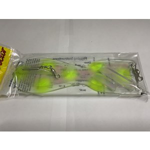 DREAMWEAVER LURE COMPANY (SD70106-8) SPIN DOCTOR  FLASHER 8" UV SPOTTED RICHARD