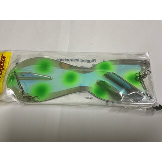 DREAMWEAVER LURE COMPANY DREAMWEAVER SPIN DOCTOR FLASHER 10" UV CHROME TWO FACE (SD70921L-10)