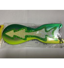 DREAMWEAVER LURE COMPANY (SD70934-8) SPIN DOCTOR  FLASHER 8" GREEN DOLPHIN