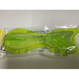 DREAMWEAVER LURE COMPANY DREAMWEAVER SPIN DOCTOR FLASHER 8" MOUNTAIN DEW CRUSH GLOW (SD70202-8)