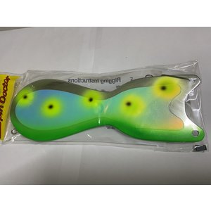 DREAMWEAVER LURE COMPANY (SD70911-8) SPIN DOCTOR FLASHER 8" GREEN BIKINI BOTTOM