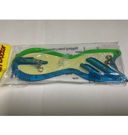 DREAMWEAVER LURE COMPANY (SD70054-8) SPIN DOCTOR  FLASHER 8" BLUE SHOWTIME