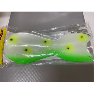 DREAMWEAVER LURE COMPANY DREAMWEAVER SPIN DOCTOR FLASHER 8"GREEN GLOW FROG RACER (SD70519-8)