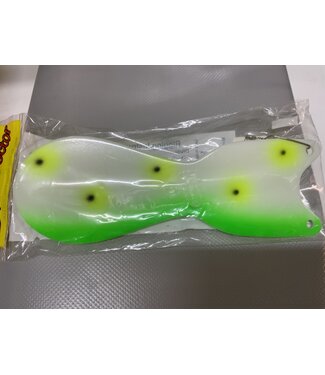DREAMWEAVER LURE COMPANY DREAMWEAVER SPIN DOCTOR FLASHER 8"GREEN GLOW FROG RACER (SD70519-8)