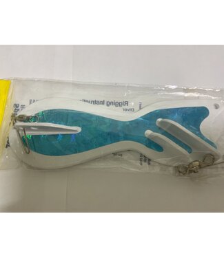 (SD70007-8) DREAMWEAVER SPIN DOCTOR FLASHER 8" WHITE BLUE CRUSH GLOW