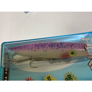 SILVER HORDE FISHING SUPPLIES Ace Hi 5 w/Rattle Glow Purple Spatter Back