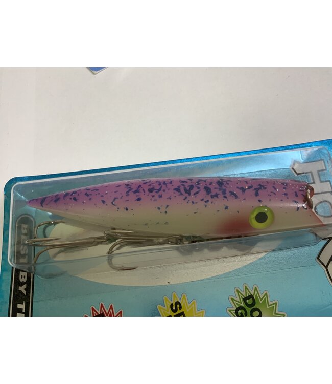 SILVER HORDE FISHING SUPPLIES Ace Hi 5 w/Rattle Glow Purple Spatter Back