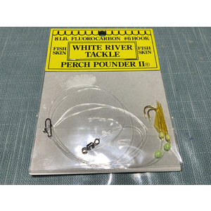 WHITE RIVER TACKLE Perch Pounder II - Gold & Chartreuse Head #6 Hook