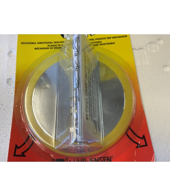 Luhr-Jensen LUHR-JENSEN SZ-1 DIPSY DIVER SILVER/SILVER BOTTOM