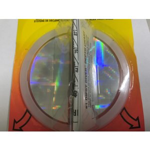 NORMARK CORPORATION LUHR-JENSEN SZ-1 DIPSY DIVER CLEAR/SILVER 'DISCO TAPE