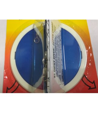 Luhr-Jensen LUHR-JENSEN SZ-1 DIPSY DIVER METALLIC BLUE/WHITE RING