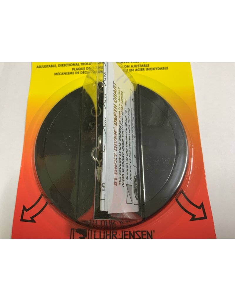 NORMARK CORPORATION LUHRJENSEN SZ1 DIPSY DIVER BLACK/BLACK RING All