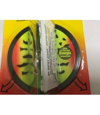 Luhr-Jensen LUHR-JENSEN SZ-1 DIPSY DIVER EVERGLO BATMAN FIRE