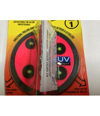 L-Jensen 1 Dipsy Diver  Flo Pink / Chart UV
