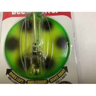 DREAMWEAVER LURE COMPANY Dreamweaver Deeper Diver 107 SZ LG FROGGY GLOW SILVER (EXCLUSIVE)