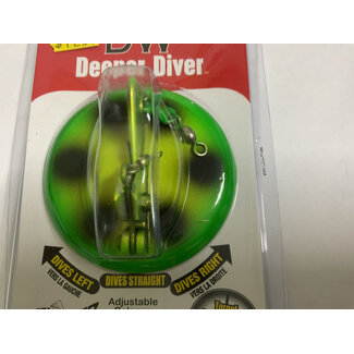 DREAMWEAVER LURE COMPANY Dreamweaver Deeper Diver 82 SZ MED FROGGY GLOW